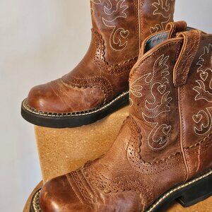 Ariat Fat Baby Saddle Western Boots